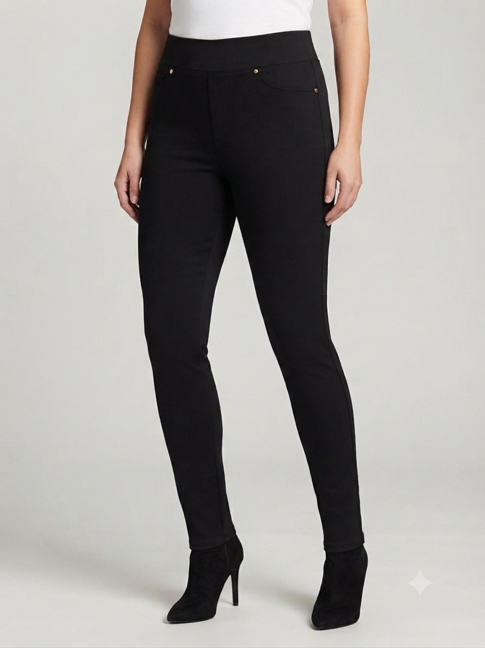 MICHAEL Michael Kors Ponte Leggings L Black $68 Retail NWT